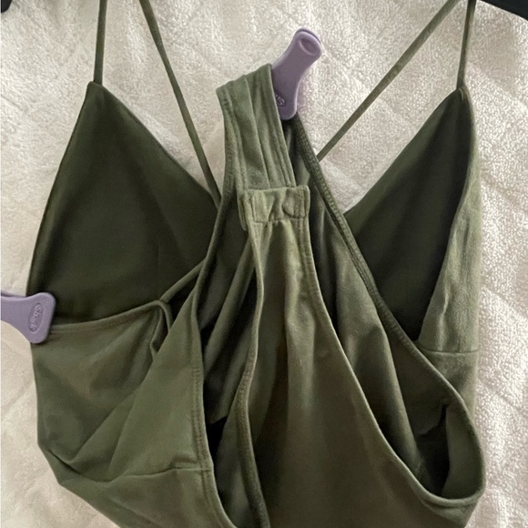 Green Suede GUESS bodysuit - Picture 3 of 4